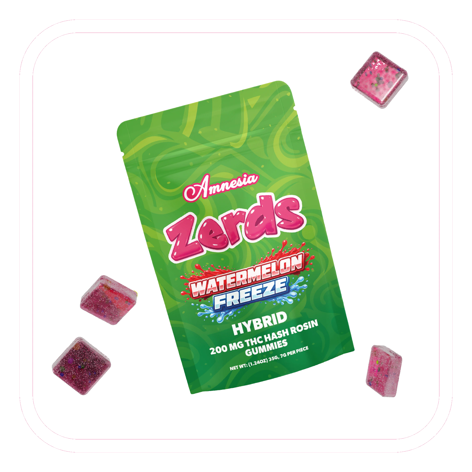 Zerds Hash Rosin Gummies